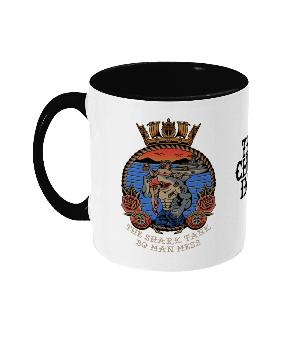 HMS Somerset "Shark Tank" 30 Man Mess Mug | Exclusive Naval Heritage 11oz Ceramic Cup