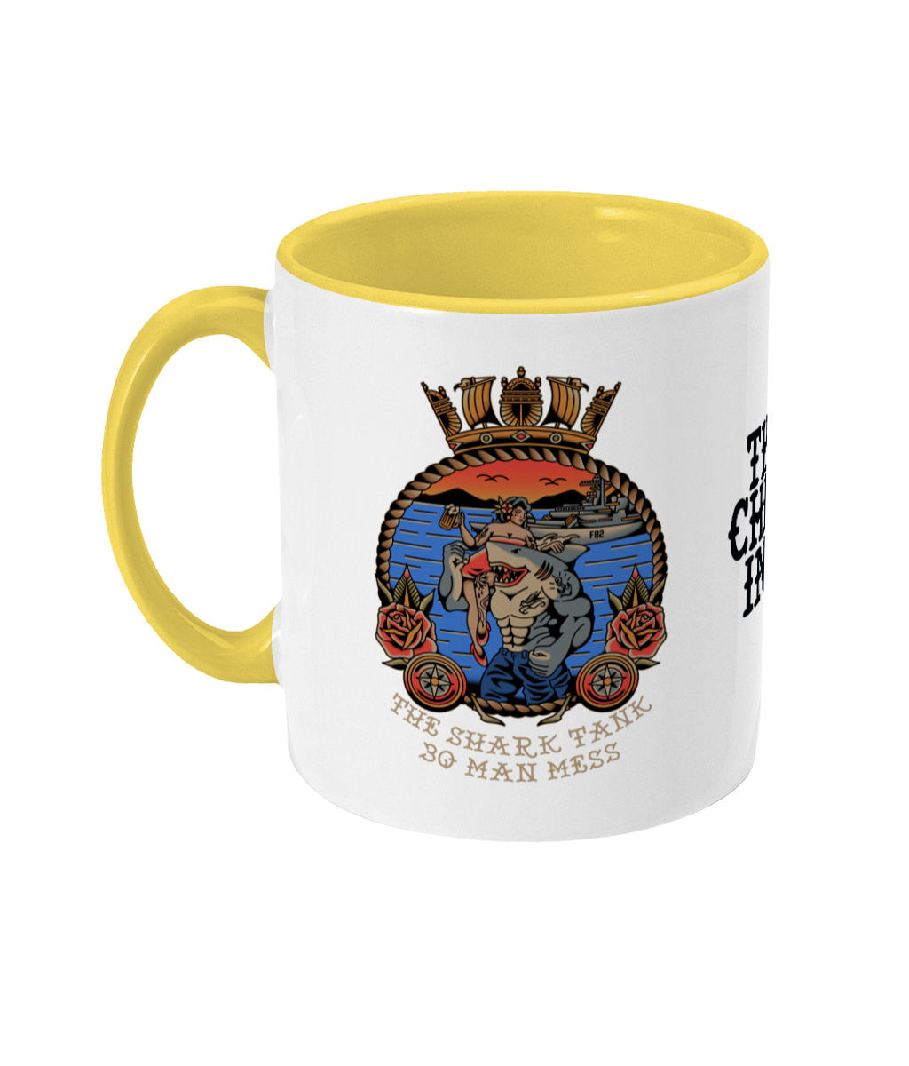 HMS Somerset "Shark Tank" 30 Man Mess Mug | Exclusive Naval Heritage 11oz Ceramic Cup