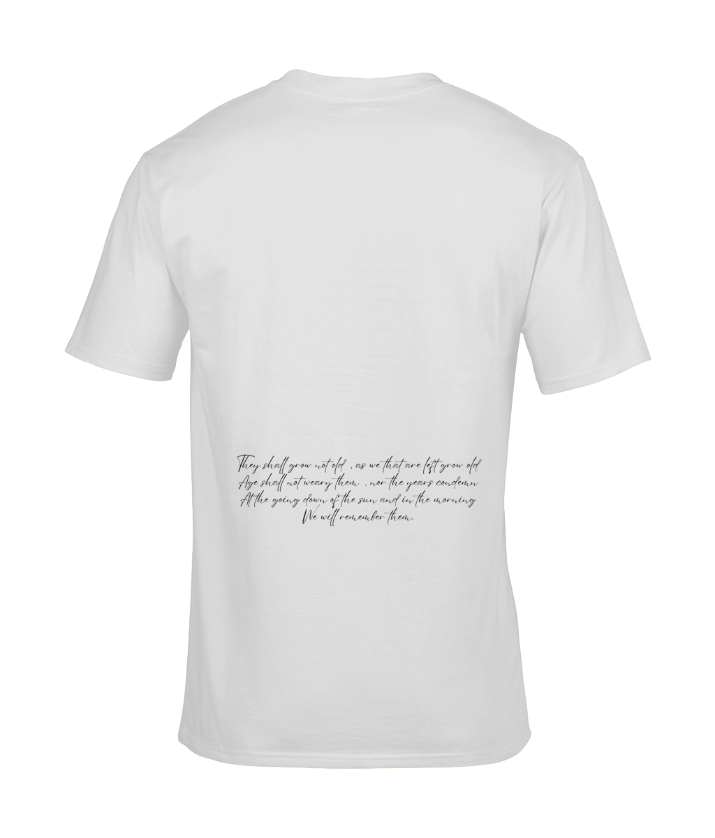 "We Will Remember Them" Remembrance Day T-Shirt | Patriotic Memorial Tee