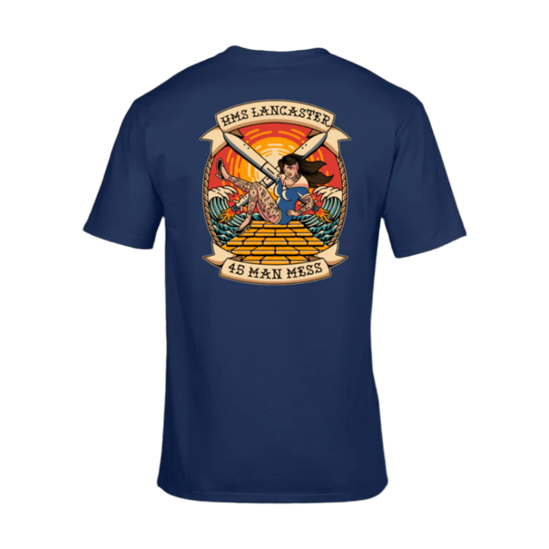 HMS Lancaster 45 Man Mess Tee