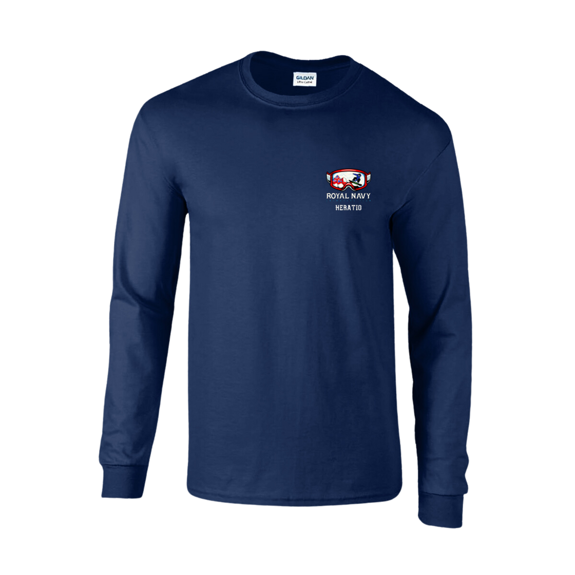 Royal Navy Shredder: Unofficial Snowboarding Long Sleeve Tee