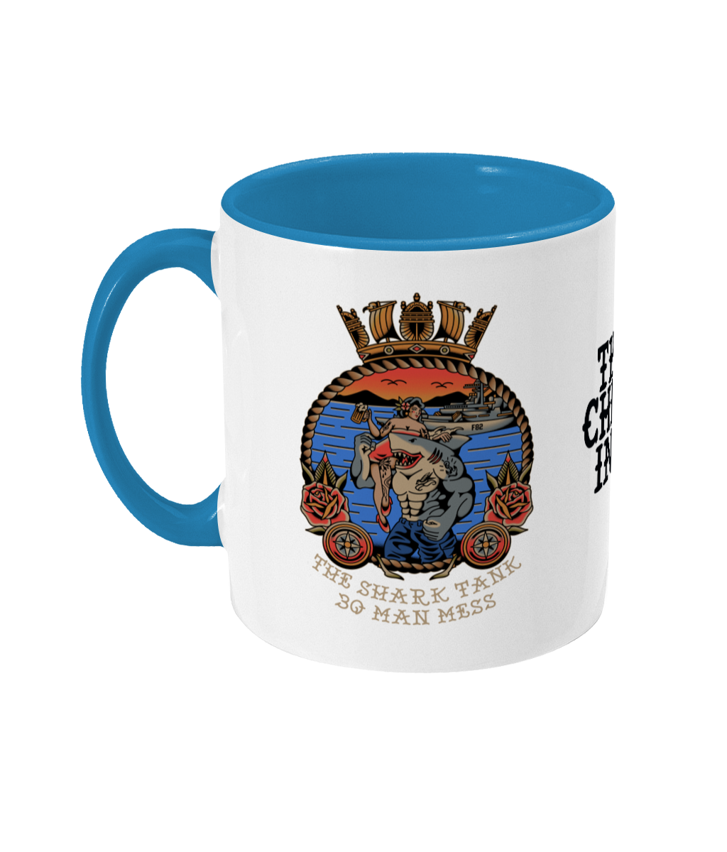 HMS Somerset "Shark Tank" 30 Man Mess Mug | Exclusive Naval Heritage 11oz Ceramic Cup