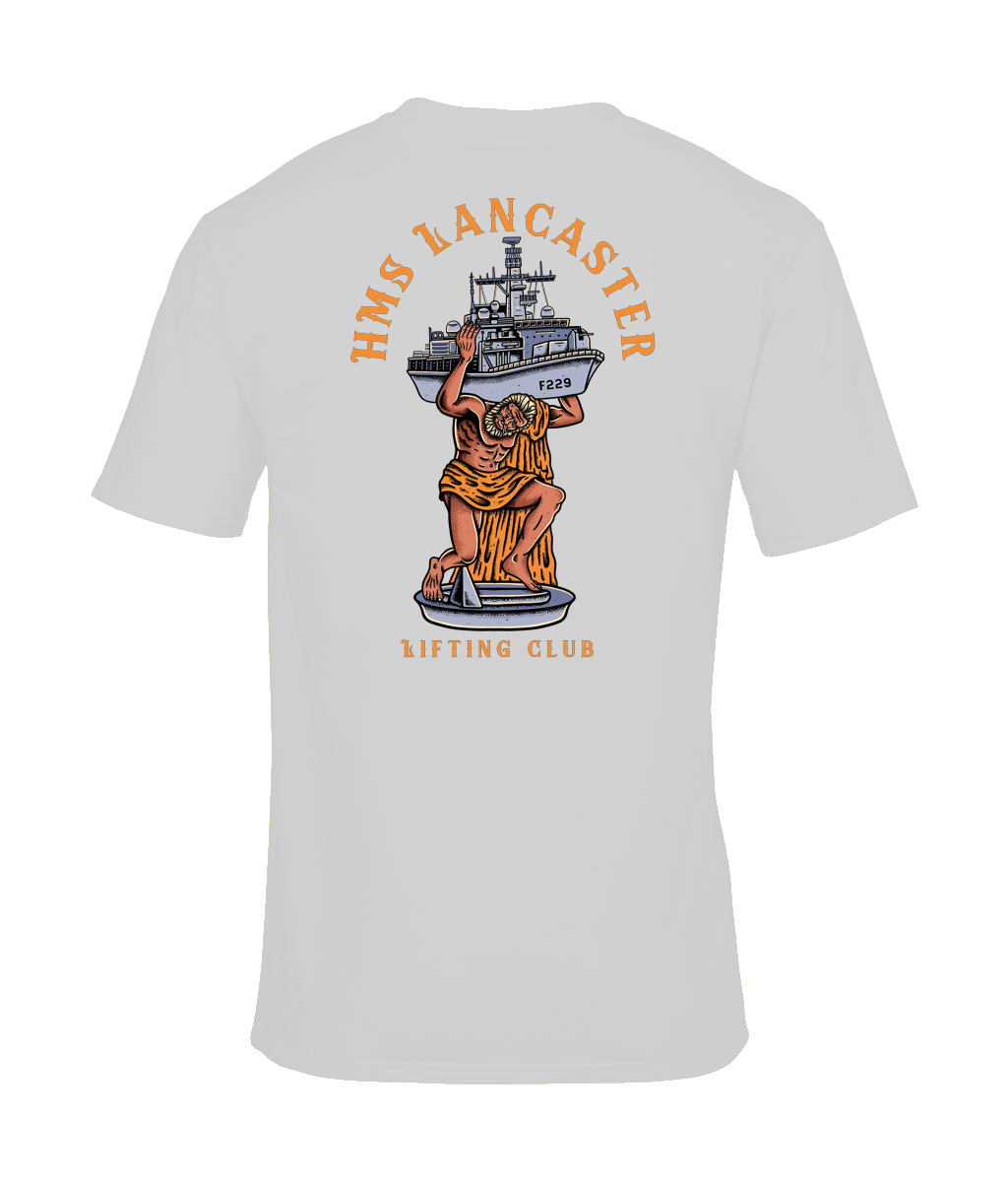 HMS Lancaster Lifting Club Tee