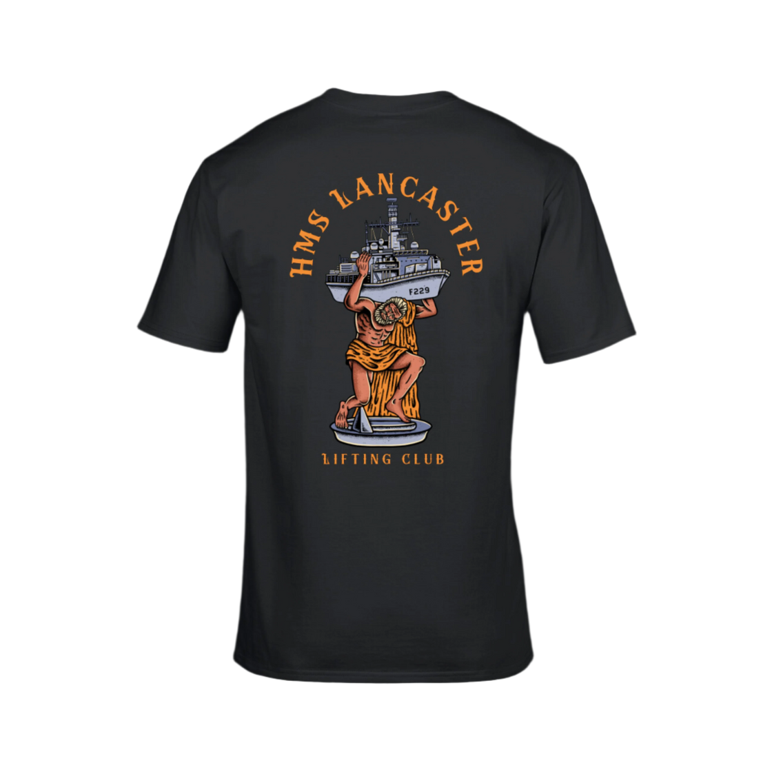 HMS Lancaster Lifting Club Tee