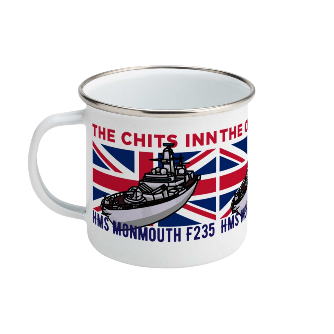 HMS Monmouth F235 Enamel Mug