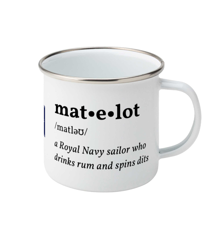 Matelot Dictionary Enamel Mug